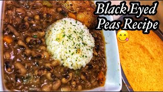 Black Eyed Peas Recipe Southern Black Eyed Peas BEST You’ll Ever Cook Cooking With Ella [upl. by Anafetse]