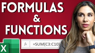 Excel Formulas and Functions You NEED to KNOW [upl. by Otilegna]