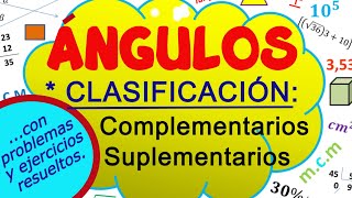 Ángulos complementarios y suplementarios [upl. by Ahselak]