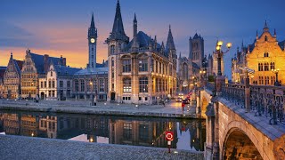 Ghent Belgiums coolest city 4K ultra HD  quotManhattan of the Middle Agesquot [upl. by Ailemor]