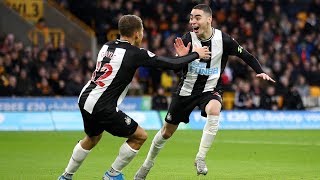 ALL ANGLES 📐  Miguel Almiróns Goal v Wolves [upl. by Ahseinad]