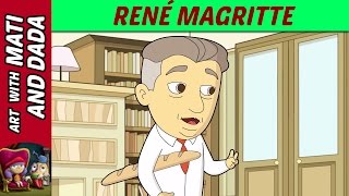 Art with Mati and Dada – René Magritte  Kids Animated Short Stories in English [upl. by Anatnahs]