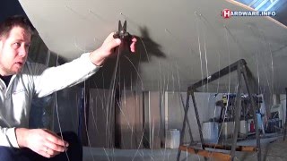 Building a fiber optic star ceiling  part 1 [upl. by Aerdnuahs424]