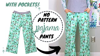 Easy pants tutorial and sewing perfect for gifts yay [upl. by Morehouse201]