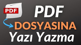 2021  PDF Dosyasına Yazı Yazma  Not Alma [upl. by Magdaia852]