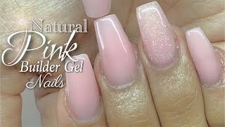 How To  Builder Gel Nails Tutorial  Easy Full Set Builder gel Nails [upl. by Nohsid414]