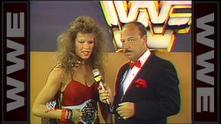 Mean Gene Okerlund has a laugh at Wendi Richters comments TNT May 24 1985 [upl. by Mcdade]