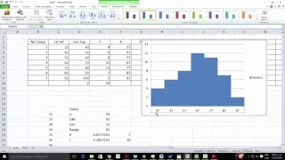 Como hacer un histograma en Excel [upl. by Aihsoek408]