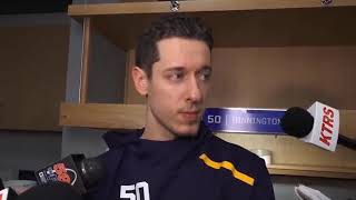 NHL  Jordan Binnington  “Do I look nervous” [upl. by Camala157]