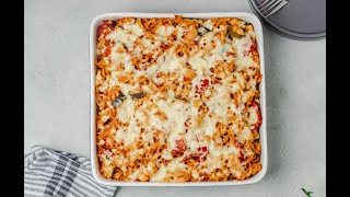 Vegetable Pasta Bake Vegetarian Pasta Recipe [upl. by Anson]