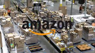 Amazon Sorting Facility Life of a Package [upl. by Assilym]