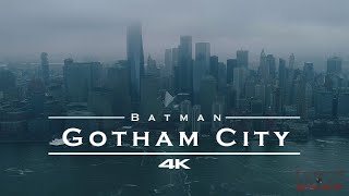 Gotham City 🦇 Home of Batman  by drone 4K [upl. by Damiani773]