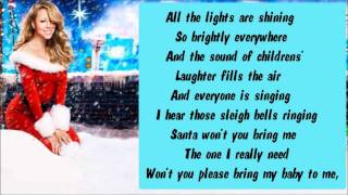 Mariah Carey  All I Want For Christmas Is You Extra Festive  Lyrics [upl. by Analli]