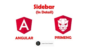 PrimeNG Sidebar Component in Detail  Angular [upl. by Bysshe]