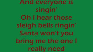 All I Want For Christmas Is You  Lyrics  My Chemical Romance [upl. by Namas]