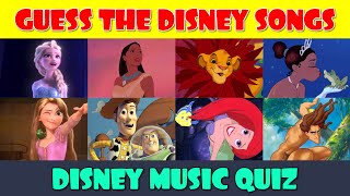 Guess the 40 Disney Songs Music Quiz [upl. by Bethena868]