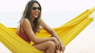 Jessica Alba Shares Her Beauty Secrets  InStyle [upl. by Ynohtn]