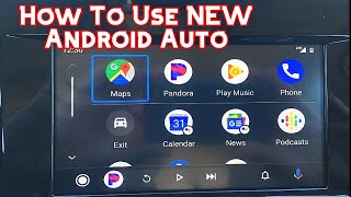 How To Use The NEW Android Auto [upl. by Suolkcin]