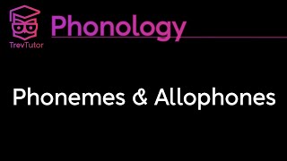 Phonology Phonemes Allophones and Minimal Pairs [upl. by Aicilyhp151]