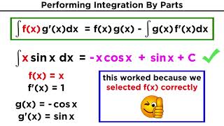 Integration By Parts [upl. by Siul]