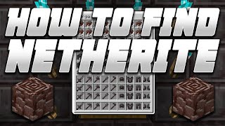 How to Find Netherite EASY amp FAST  Minecraft Nether Update 1162 [upl. by Sirk]