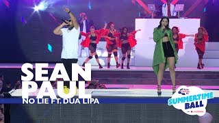 Sean Paul ft Dua Lipa  No Lie Live At Capital’s Summertime Ball 2017 [upl. by Annahc]