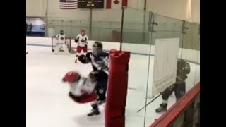 High School Hockey Biggest Hits Part 3 [upl. by Natsrik524]