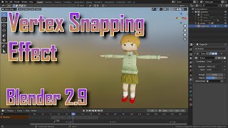 Quick Blender 29 Tutorials Vertex Snapping [upl. by Collete]